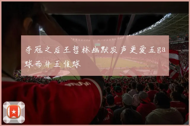 夺冠之后王哲林幽默发声更爱五ga球而非五佳球
